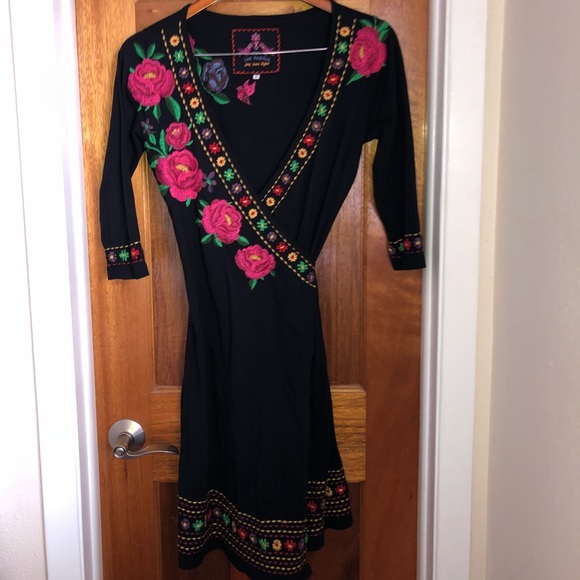 johnny was wrap dress